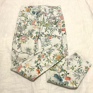 Cambio floral cropped pants